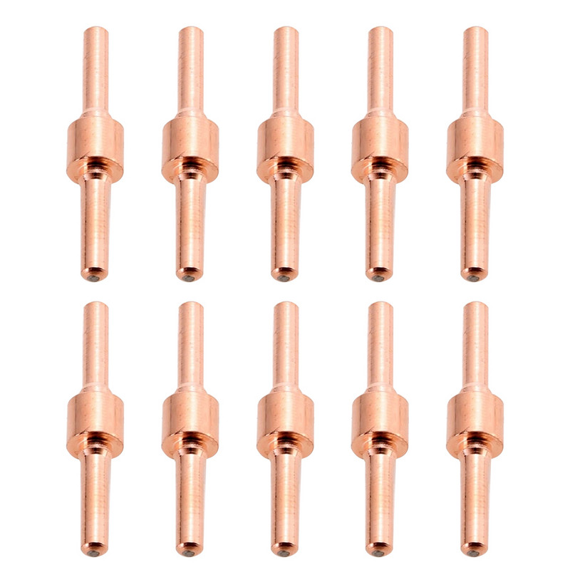 10 gab elektrodu un plazmas griezēja sprauslas LG-40 PT-31 griešanas deglim CUT40 CUT50 pagarināti garie uzgaļi īsi un gari pēc izvēles