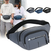 Kültéri deréktáska vízálló derék futó kocogó öv tok cipzáras mobiltelefon táska Oxford szövet melltáska női férfi unisex számára