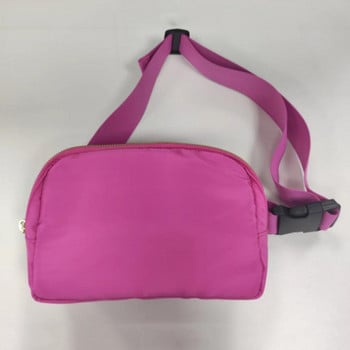 Модна мъжка дамска чанта Messenger с регулируема презрамка Водоустойчива едноцветна ежедневна спортна чанта за колан Fanny Pack Поясна чанта riñonera