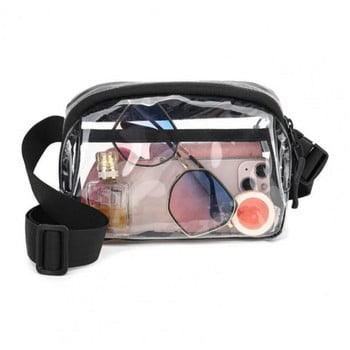 Модна мъжка дамска чанта Messenger с регулируема презрамка Водоустойчива едноцветна ежедневна спортна чанта за колан Fanny Pack Поясна чанта riñonera