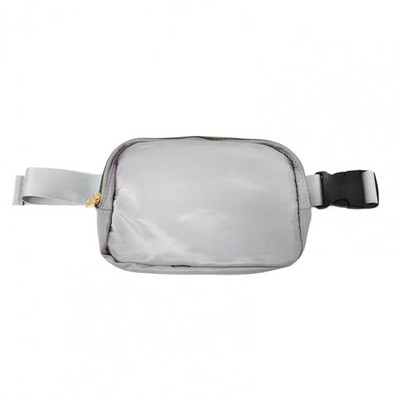 Divatos férfi női futártáska állítható pánttal, vízálló egyszínű, alkalmi sportövtáska, Fanny Pack deréktáska riñonera