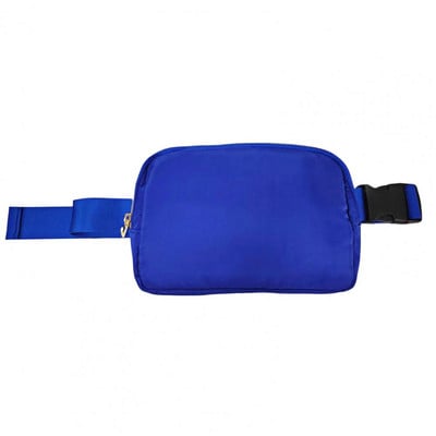 Divatos férfi női futártáska állítható pánttal, vízálló egyszínű, alkalmi sportövtáska, Fanny Pack deréktáska riñonera