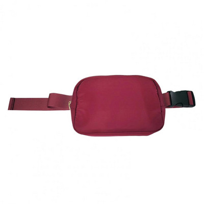 Divatos férfi női futártáska állítható pánttal, vízálló egyszínű, alkalmi sportövtáska, Fanny Pack deréktáska riñonera