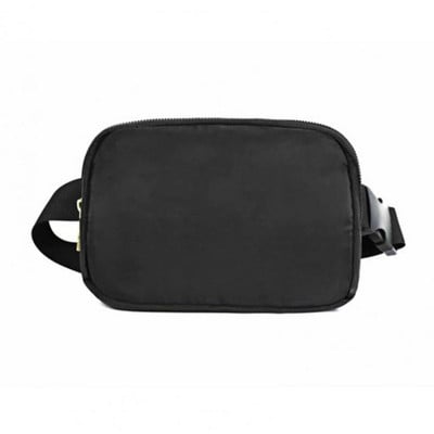 Divatos férfi női futártáska állítható pánttal, vízálló egyszínű, alkalmi sportövtáska, Fanny Pack deréktáska riñonera