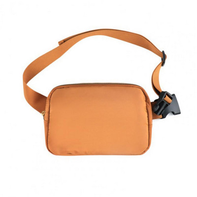 Divatos férfi női futártáska állítható pánttal, vízálló egyszínű, alkalmi sportövtáska, Fanny Pack deréktáska riñonera