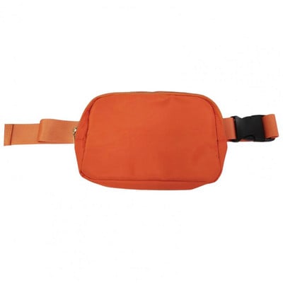 Divatos férfi női futártáska állítható pánttal, vízálló egyszínű, alkalmi sportövtáska, Fanny Pack deréktáska riñonera