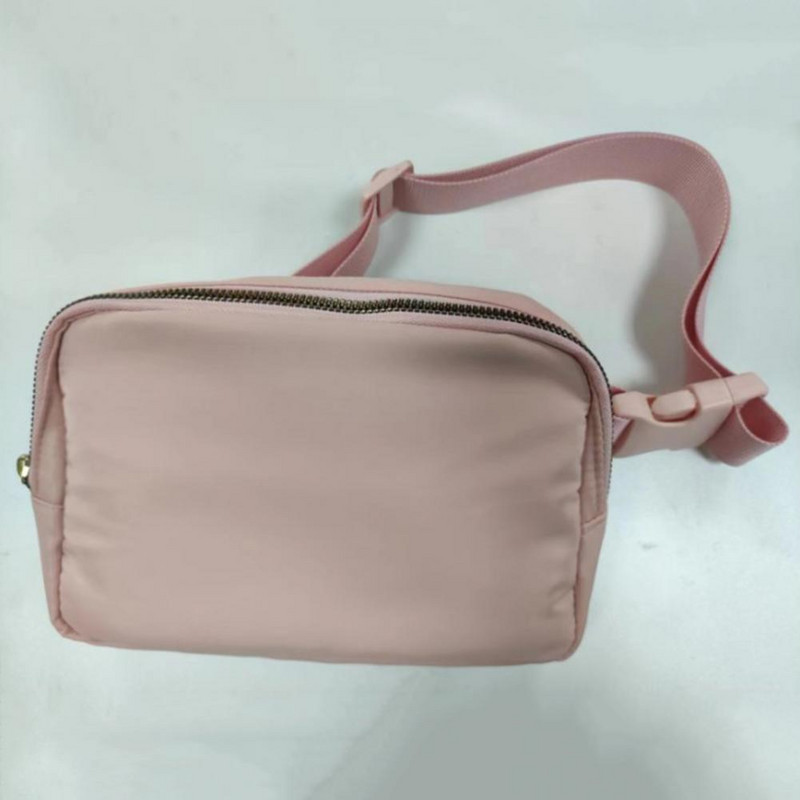 Divatos férfi női futártáska állítható pánttal, vízálló egyszínű, alkalmi sportövtáska, Fanny Pack deréktáska riñonera