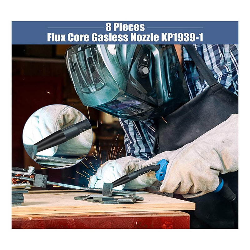 Flux Core bedujinis antgalis KP1939-1 MIG suvirintojo priedai MIG dalių antgalis, skirtas suvirintojams, elektros aparatas