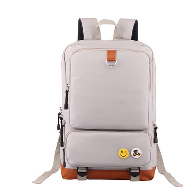 2022. gada jauns, jauks kaķis, modes plecu soma, sieviešu korejiešu koledžas studentu audekla mugursoma 18 collu klēpjdatora mugursoma