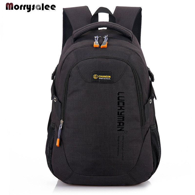 Uniszex táska 15,6 hüvelykes laptop hátizsák nőknek Férfi Iskolai hátizsák Nylon fiúknak Férfi utazási Mochila