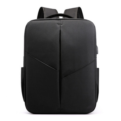 2022. g. Jaunas pretaizdzīšanas klēpjdatoru mugursomas Lielas ietilpības ceļojumu soma Vīriešu ūdensnecaurlaidīga uzlādes mugursoma Studentu somas USB uzlāde