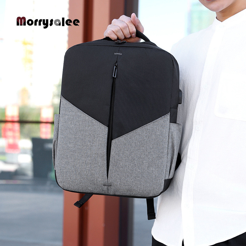 2022. g. Jaunas pretaizdzīšanas klēpjdatoru mugursomas Lielas ietilpības ceļojumu soma Vīriešu ūdensnecaurlaidīga uzlādes mugursoma Studentu somas USB uzlāde