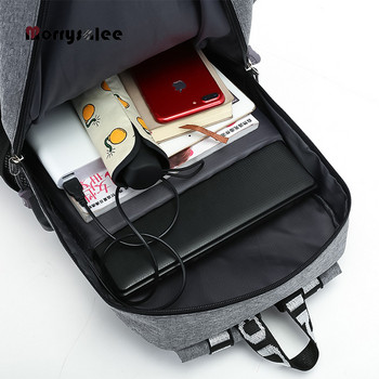Ανδρικό σακίδιο πλάτης ανδρικό αδιάβροχο ταξίδι φόρτισης USB Σχολικό αθλητικό σακίδιο πλάτης oxford casual σακίδιο για φορητό υπολογιστή Casual για ανδρική τσάντα