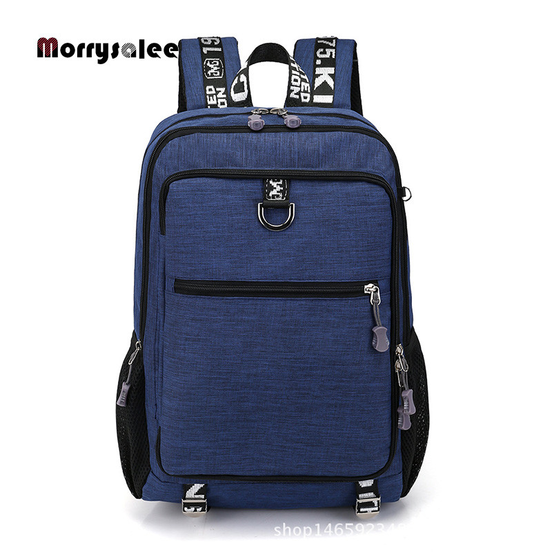 Vīriešu mugursoma Vīriešu Ūdensizturīgs USB uzlādes ceļojums Skolas Sporta mugursoma oxford gadījuma klēpjdatora mugursoma Ikdienas vīriešu soma