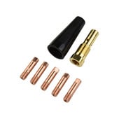 Vârfuri de duză din alamă, durabile, fără gaz, se potrivesc Century FC90 MIG torță de sudură Biela din alamă Biela din alamă