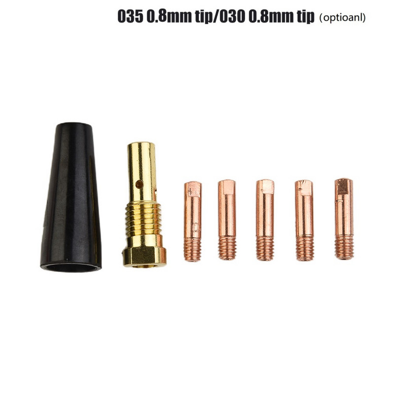 Vârfuri de duză din alamă, durabile, fără gaz, se potrivesc Century FC90 MIG torță de sudură Biela din alamă Biela din alamă