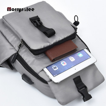 2022 Нова мъжка раница USB зарядна раница Дамска мъжка чанта през рамо против кражба Бизнес мъжка раница Пътуваща раница за свободното време