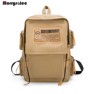 Han leidimo kuprinė drobė mokyklinė vyriška madinga vėjo vidurinės mokyklos Anglijos koledžo studentų kelioninė kuprinė