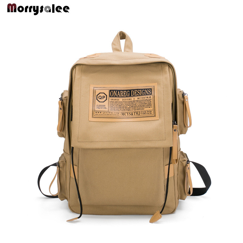 Han leidimo kuprinė drobė mokyklinė vyriška madinga vėjo vidurinės mokyklos Anglijos koledžo studentų kelioninė kuprinė