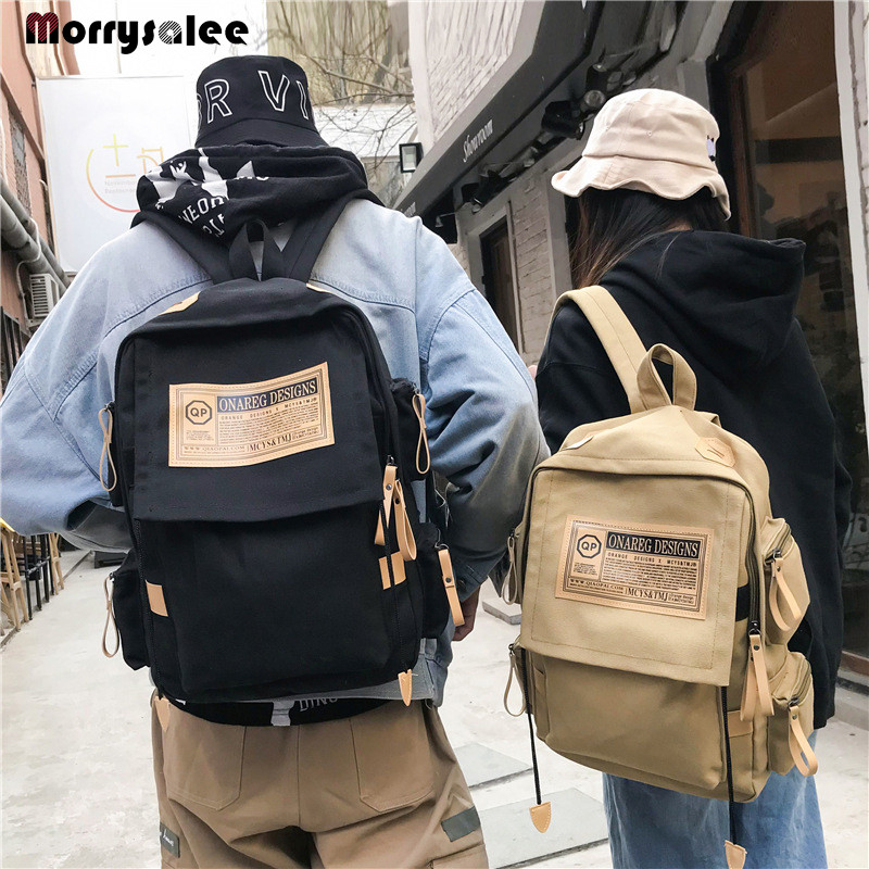 Han leidimo kuprinė drobė mokyklinė vyriška madinga vėjo vidurinės mokyklos Anglijos koledžo studentų kelioninė kuprinė