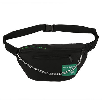 Ulični stil Ženske torbe oko struka Ležerna Hip hop torba oko struka i paket za telefon Unisex torbe preko ramena preko ramena Torbe za prsa Nove torbe s lancem za remen