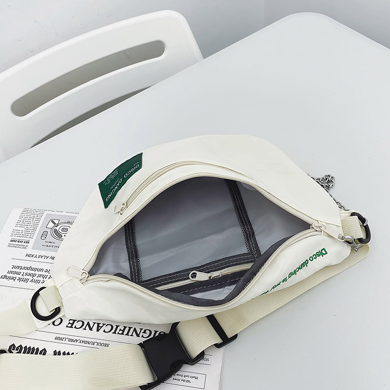 Ulični stil Ženske torbe oko struka Ležerna Hip hop torba oko struka i paket za telefon Unisex torbe preko ramena preko ramena Torbe za prsa Nove torbe s lancem za remen