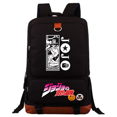 Jojo Bizarre Adventure Hátizsák fiúknak Lányoknak Utazó Vállas Hátizsák Férfi Női Nagy kapacitású napi könyvtáska Mochila