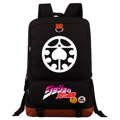 Jojo Bizarre Adventure Hátizsák fiúknak Lányoknak Utazó Vállas Hátizsák Férfi Női Nagy kapacitású napi könyvtáska Mochila