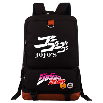 Jojo Bizarre Adventure Hátizsák fiúknak Lányoknak Utazó Vállas Hátizsák Férfi Női Nagy kapacitású napi könyvtáska Mochila