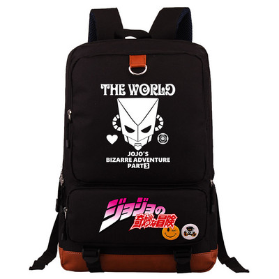 Jojo Bizarre Adventure Hátizsák fiúknak Lányoknak Utazó Vállas Hátizsák Férfi Női Nagy kapacitású napi könyvtáska Mochila
