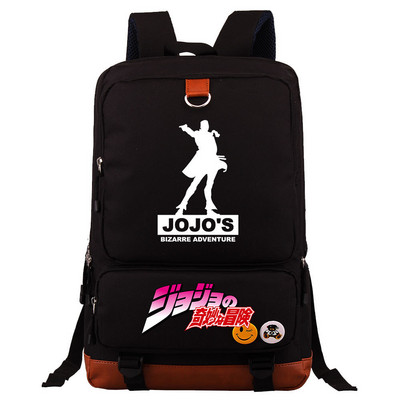 Jojo Bizarre Adventure Hátizsák fiúknak Lányoknak Utazó Vállas Hátizsák Férfi Női Nagy kapacitású napi könyvtáska Mochila
