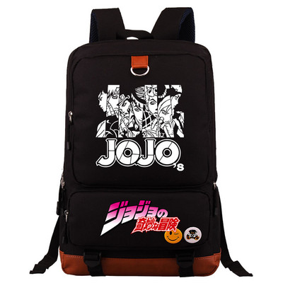 Jojo Bizarre Adventure Hátizsák fiúknak Lányoknak Utazó Vállas Hátizsák Férfi Női Nagy kapacitású napi könyvtáska Mochila