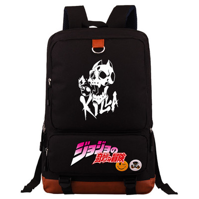 Jojo Bizarre Adventure Hátizsák fiúknak Lányoknak Utazó Vállas Hátizsák Férfi Női Nagy kapacitású napi könyvtáska Mochila