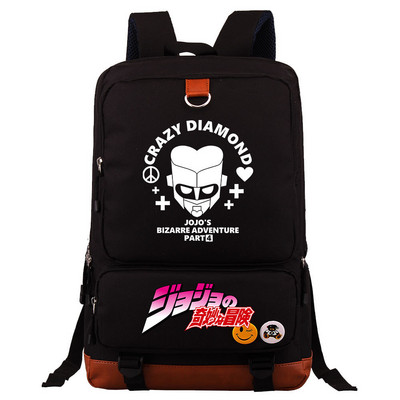 Jojo Bizarre Adventure Hátizsák fiúknak Lányoknak Utazó Vállas Hátizsák Férfi Női Nagy kapacitású napi könyvtáska Mochila