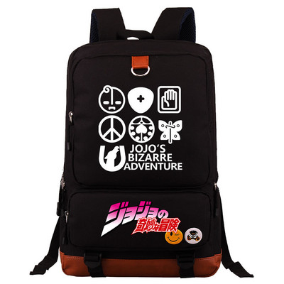 Jojo Bizarre Adventure Hátizsák fiúknak Lányoknak Utazó Vállas Hátizsák Férfi Női Nagy kapacitású napi könyvtáska Mochila