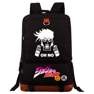 Jojo Bizarre Adventure Hátizsák fiúknak Lányoknak Utazó Vállas Hátizsák Férfi Női Nagy kapacitású napi könyvtáska Mochila