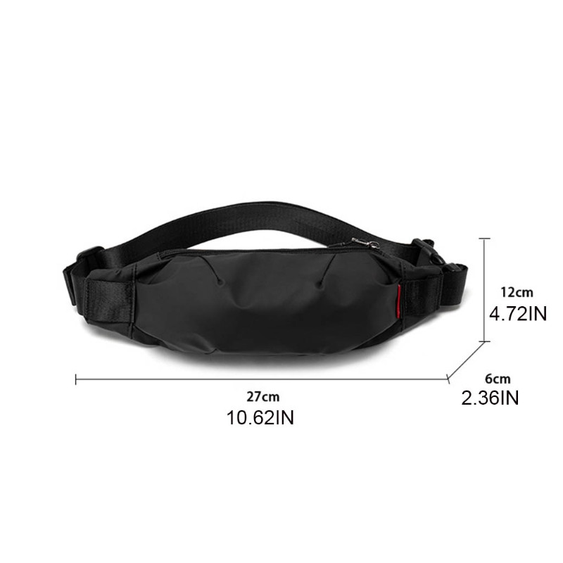 D0LF Férfi Fanny Pack Tinédzser Szabadtéri Sport Futás Kerékpározás Deréktáska Vállpánt Táskák Utazós telefontáska