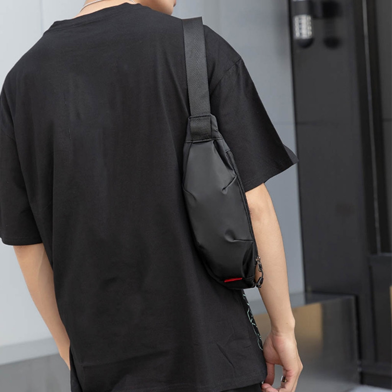 D0LF Férfi Fanny Pack Tinédzser Szabadtéri Sport Futás Kerékpározás Deréktáska Vállpánt Táskák Utazós telefontáska