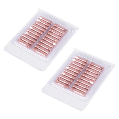 40 gab Vara kontakta uzgaļa metināšanas uzgalis 0,8 Mm strāvas sprauslas metināšanas uzgalis 15AK metināšanas iekārtai MIG / metināšanas deglim