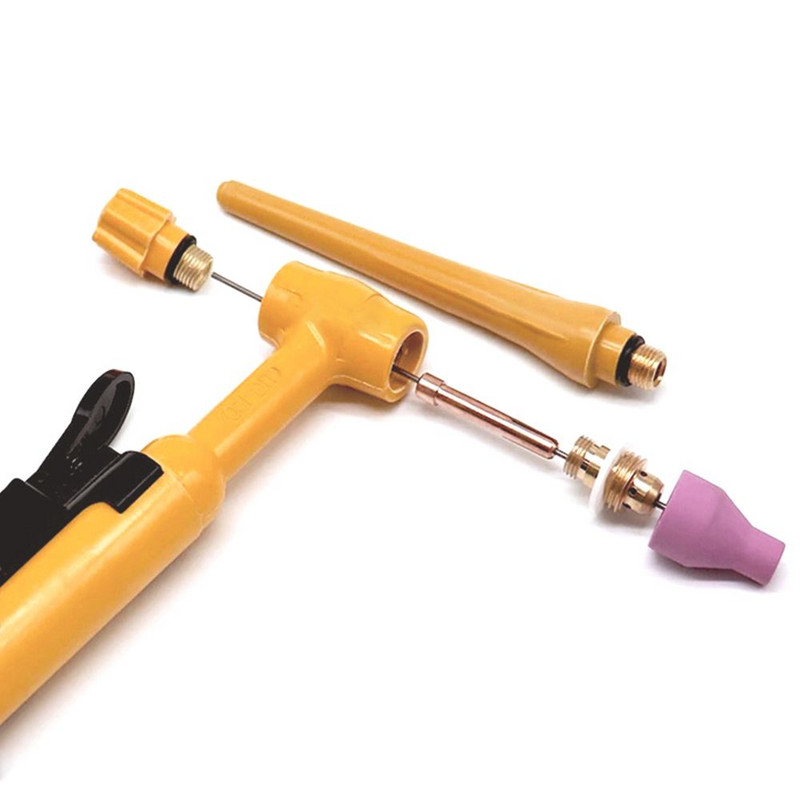 5 vnt TIG suvirinimo ilgas galinis dangtelis TIG suvirinimo degikliui QS/QQ300A TIG eksploatacinės medžiagos suvirinimo surinkimo priedai litavimo reikmenys