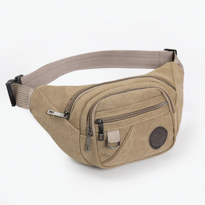 Buylor Torbice oko struka Muška torba od banane Modna platnena torba za pojas Vruća torba za remen za ležernu upotrebu Ženska sportska torba za bok Telefon Torba za putovanja