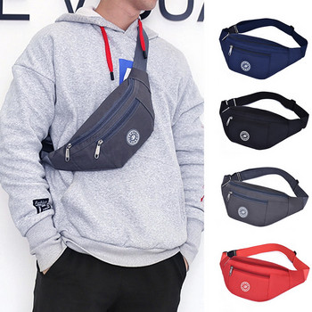 Мъжка чанта за колан Найлонова чанта за кръста Слинг чанти Спорт на открито Ракла през рамо Ежедневен пикник Платнена чанта Messenger Bag Bolsa