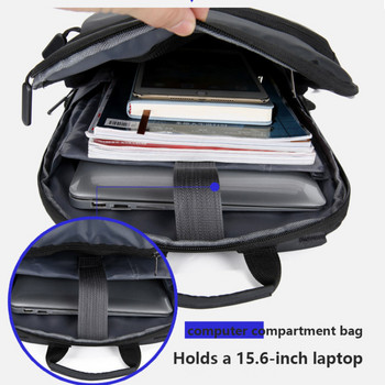 Αδιάβροχο ανδρικό σακίδιο εργασίας Εξαιρετικά ελαφριές τσάντες για ανδρικό σακίδιο φορητού υπολογιστή Σχολικό βιβλίο Τσάντα ανδρική τσάντα Nylon Casual σακίδιο