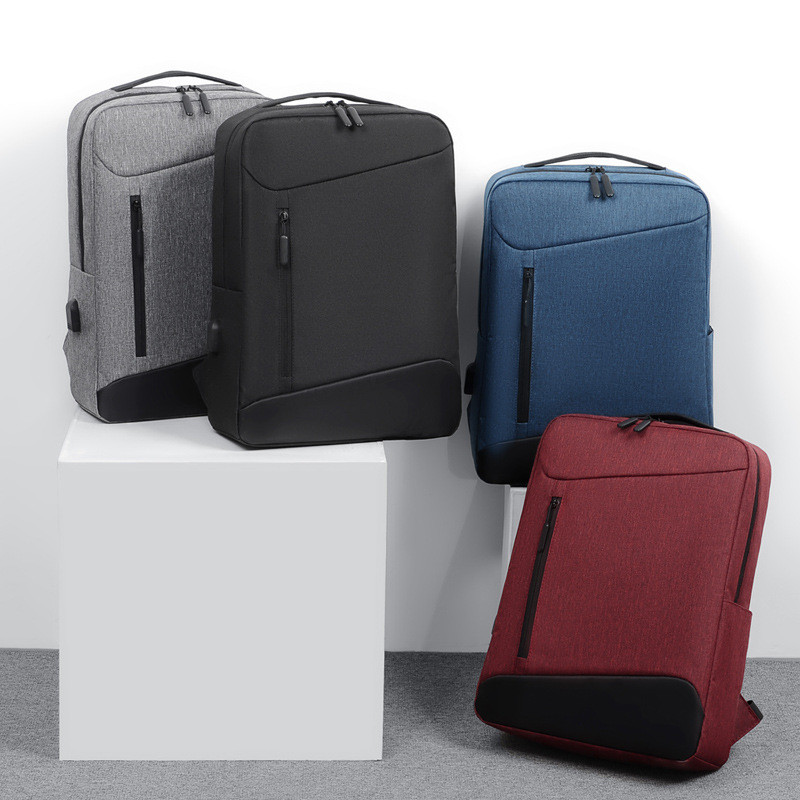 Férfi vízálló hátizsák többfunkciós fekete táskák férfi laptop hátizsákhoz Fényvisszaverő USB töltőtáska alkalmi hátizsák