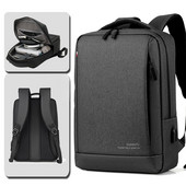 Férfi 15,6 hüvelykes utazási hátizsák USB töltőporttal Számítógépes táskák Üzleti laptop hátizsákok Férfi Mochila iskolai taktikai táska