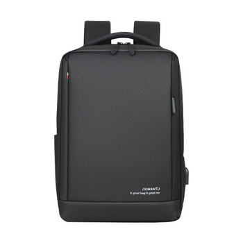 Мъжка 15,6-инчова раница за пътуване с USB порт за зареждане Чанти за компютър Бизнес раници за лаптоп Мъжка ученическа тактическа чанта Mochila