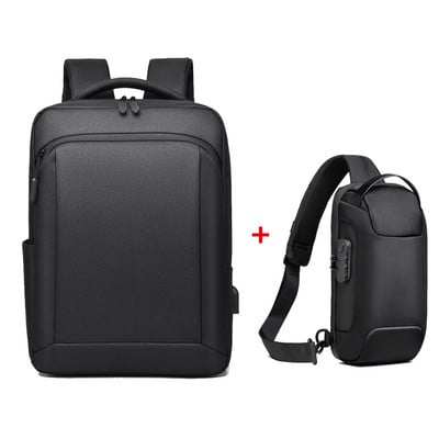 Rucsac bărbați Business 15.6 inch Waterprof Laptop Rucsac Geantă Rucsac Sport Gym Boy Shool Big Daypack Masculin Mochila Rucsacuri