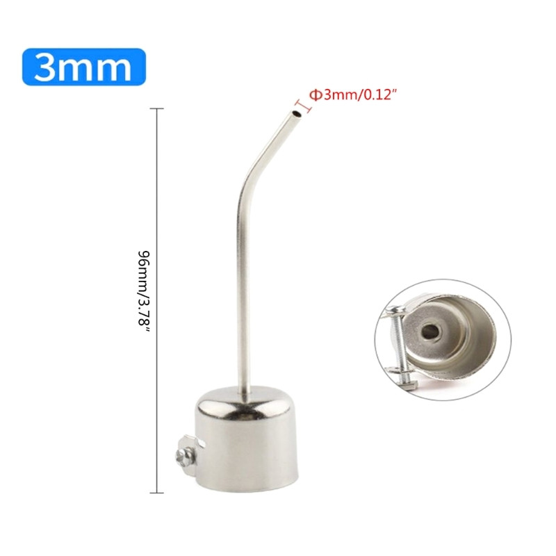 Karšto oro antgalio prailginimo alkūnės išlitavimo stotis su antgaliu BGA Universal