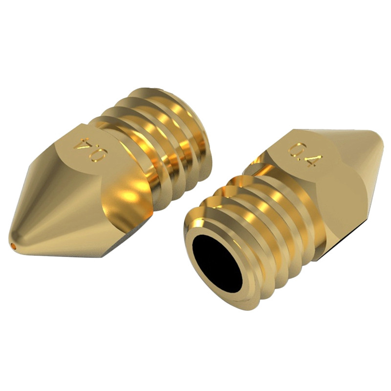 5 vnt. tinka Zortrax M200 V2 karšto galo ekstruzijos galvutės šildymo antgalis 0,4 mm antgalis