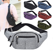 Divat Férfi Női Deréktáska Alkalmi Fanny Pack erszény Nagy telefon Övtáska Tasak Vászon Kültéri utazó Telefontáska Banán Csípőtáskák